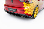 Splitters laterales traseros Street Pro + flaps para Volkswagen Golf GTI Clubsport Mk8 Facelift