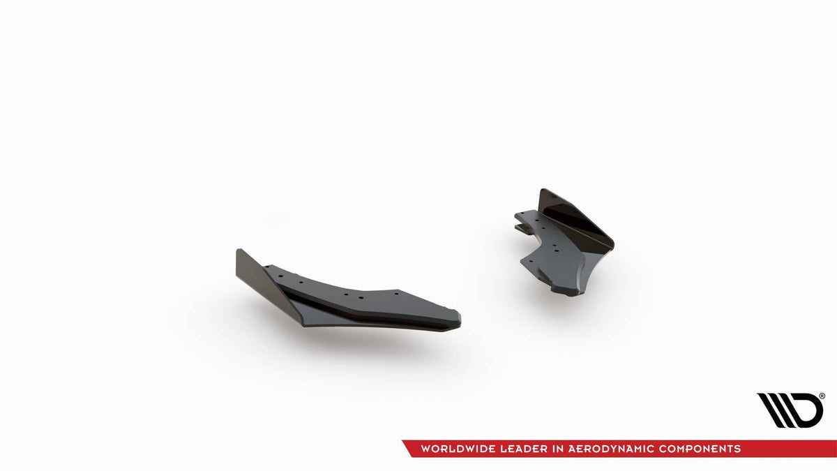 Splitters laterales traseros Street Pro + flaps para Volkswagen Golf GTI Clubsport Mk8 Facelift