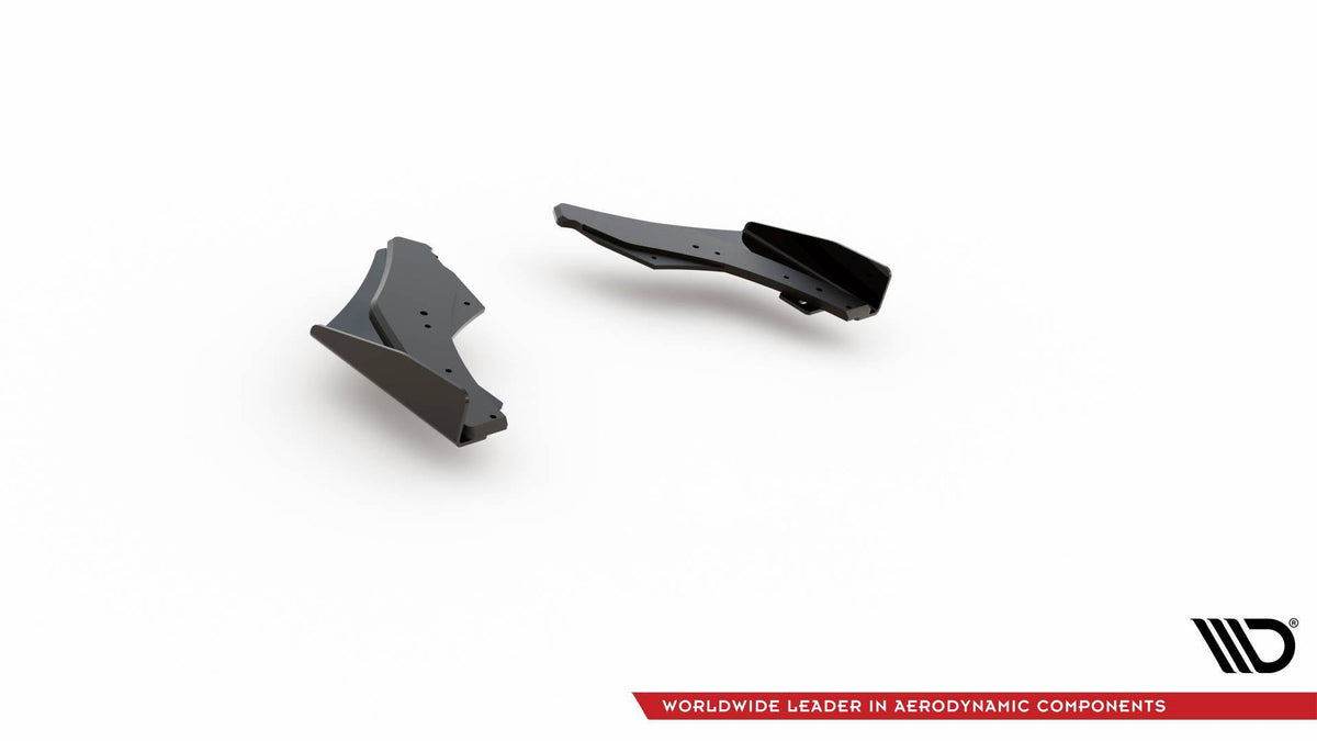 Splitters laterales traseros Street Pro + flaps para Volkswagen Golf GTI Clubsport Mk8 Facelift