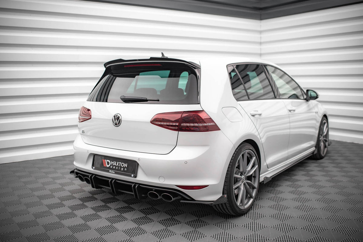 Splitters laterales traseros Street Pro + flaps para Volkswagen Golf R Mk7