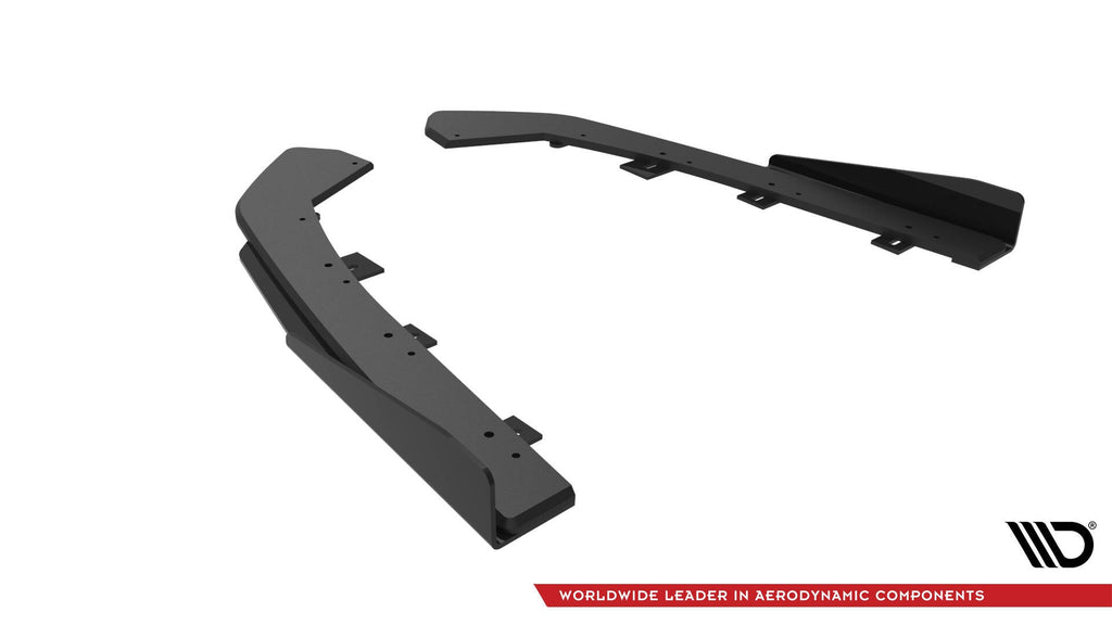 Splitters laterales traseros Street Pro + flaps para Volkswagen Jetta GLI Mk7