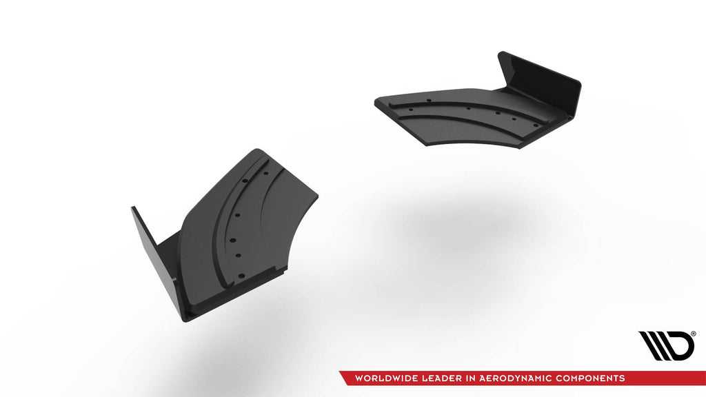 Splitters laterales traseros Street Pro + flaps para Volkswagen Scirocco R Mk3