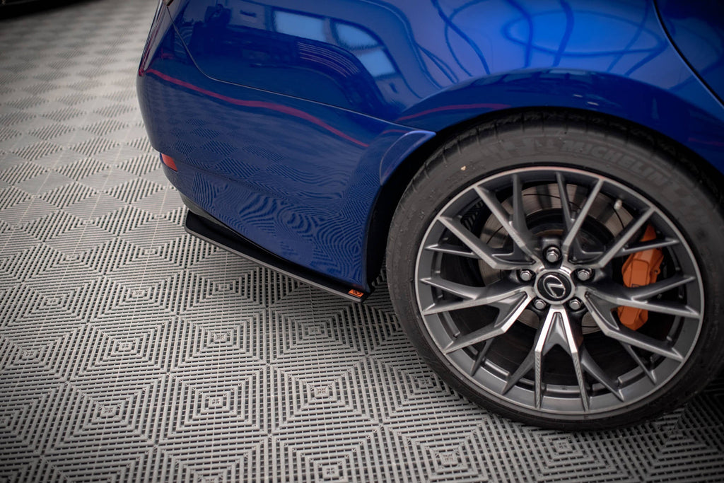 Splitters laterales traseros Street Pro para Lexus GS F Mk4 Facelift