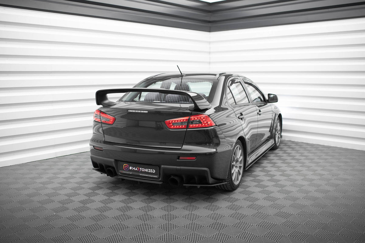 Splitters laterales traseros Street Pro para Mitsubishi Lancer EVO X
