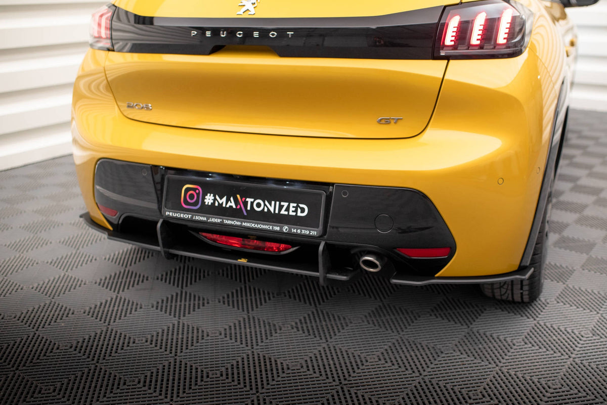 Splitters laterales traseros Street Pro para Peugeot 208 GT Mk2