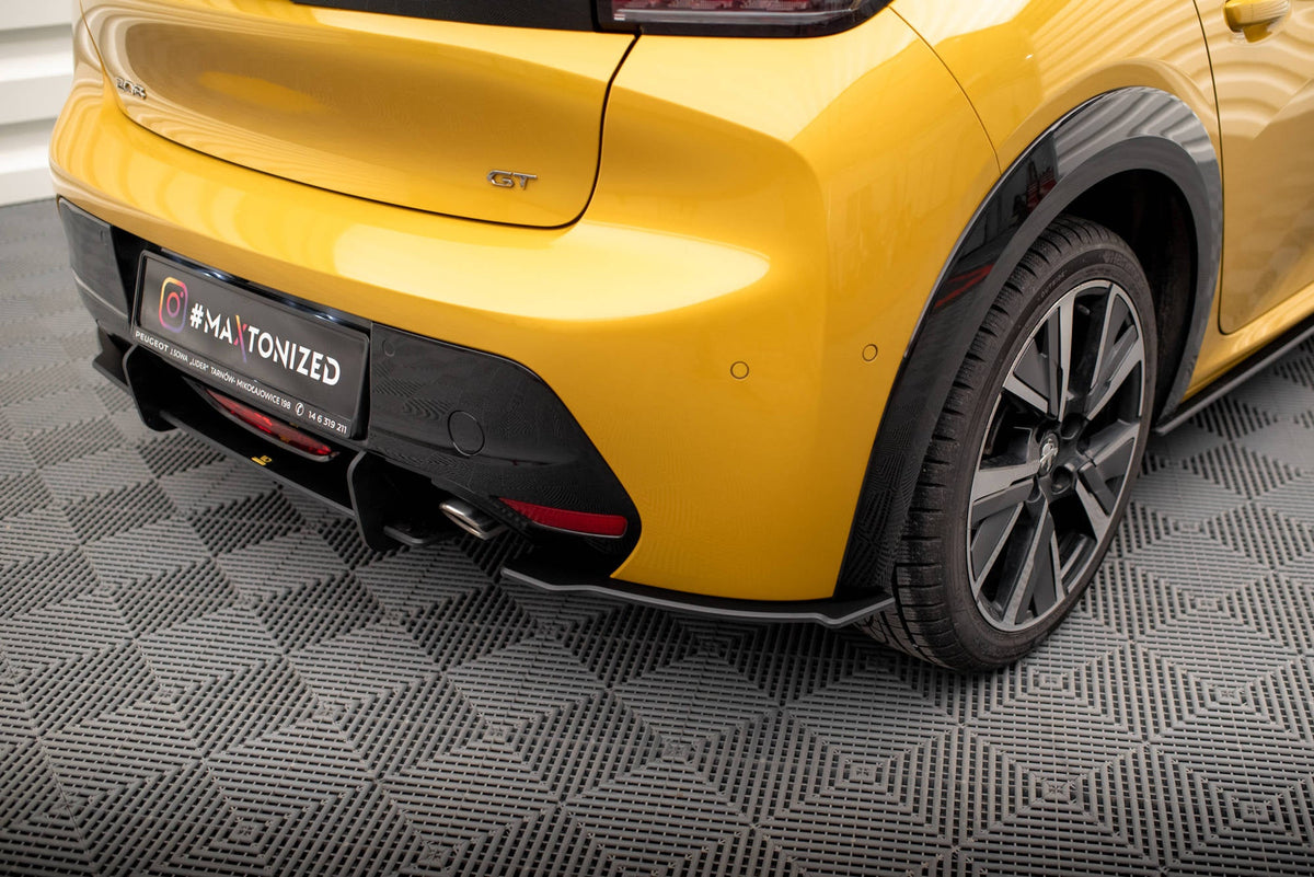 Splitters laterales traseros Street Pro para Peugeot 208 GT Mk2
