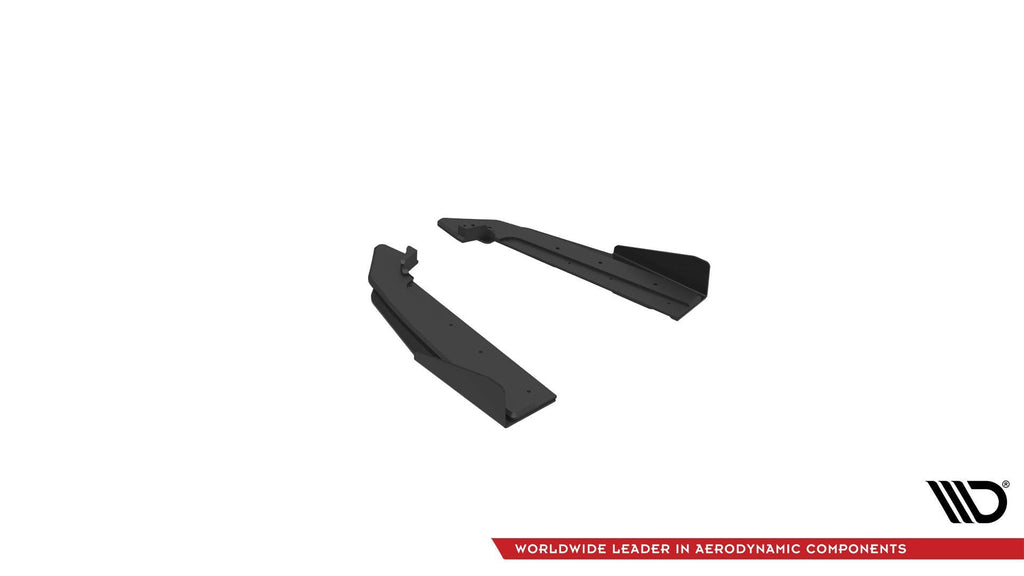 Splitters laterales traseros Street Pro V.1 + flaps para Ford Mustang GT Mk6 Facelift