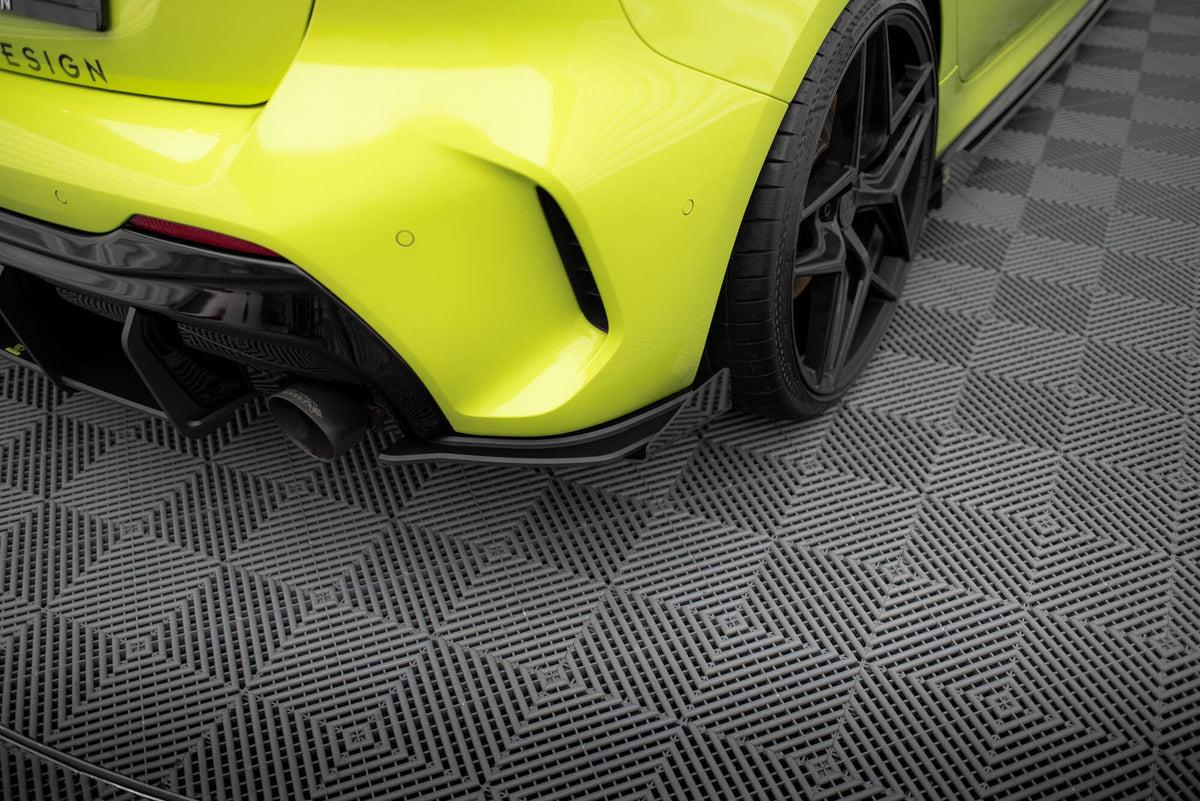 Splitters laterales traseros Street Pro V.1 + flaps V.1 para BMW 1 F40 M-Pack / M135i