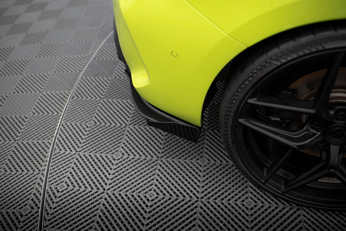 Splitters laterales traseros Street Pro V.1 + flaps V.1 para BMW 1 F40 M-Pack / M135i