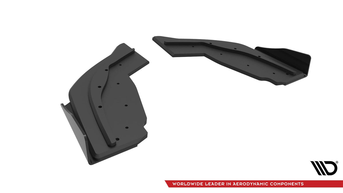 Splitters laterales traseros Street Pro V.1 + flaps V.1 para BMW 1 F40 M-Pack / M135i