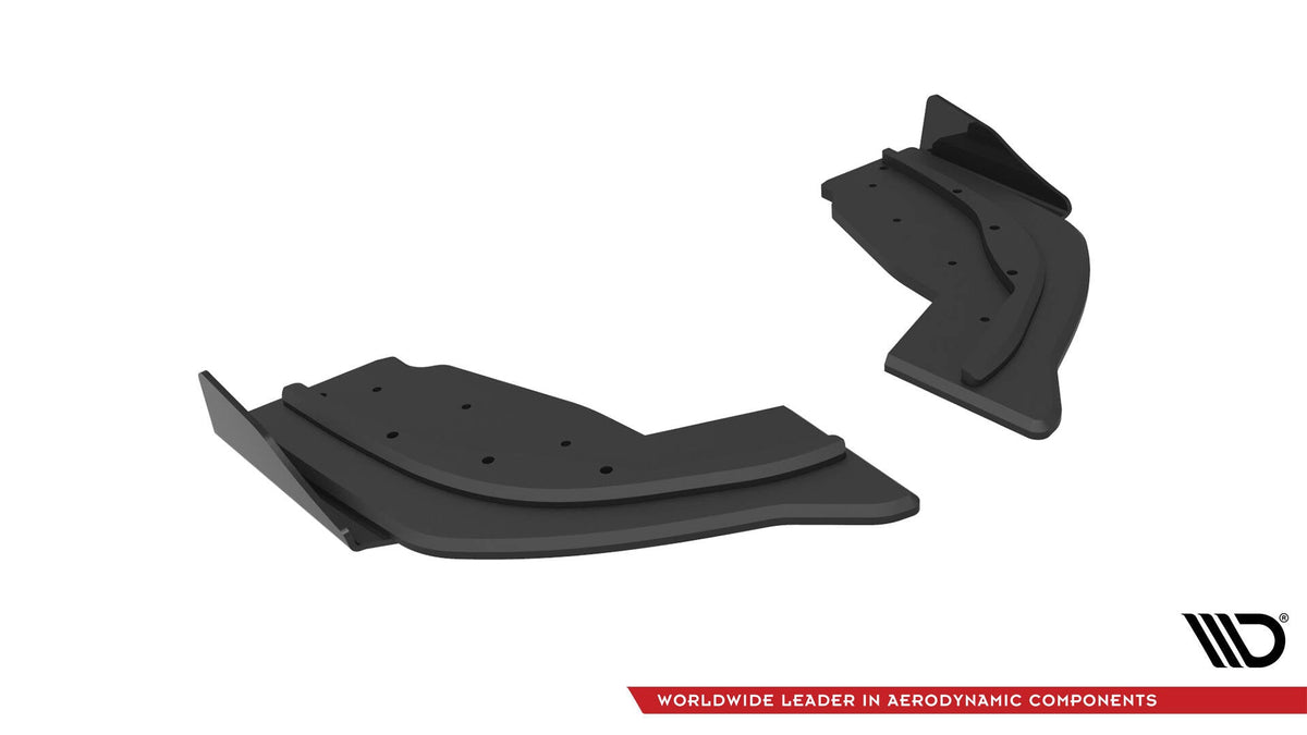 Splitters laterales traseros Street Pro V.1 + flaps V.1 para BMW 1 F40 M-Pack / M135i