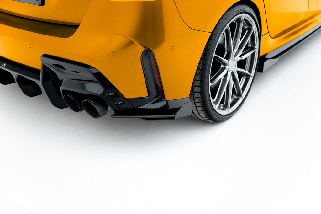 Splitters laterales traseros Street Pro V.2 + flaps para BMW 1 M-Pack F70