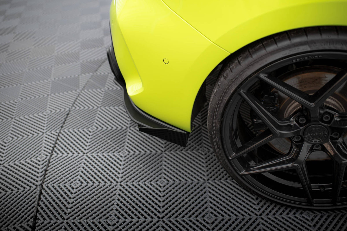 Splitters laterales traseros Street Pro V.2 + flaps V.2 para BMW 1 F40 M-Pack / M135i
