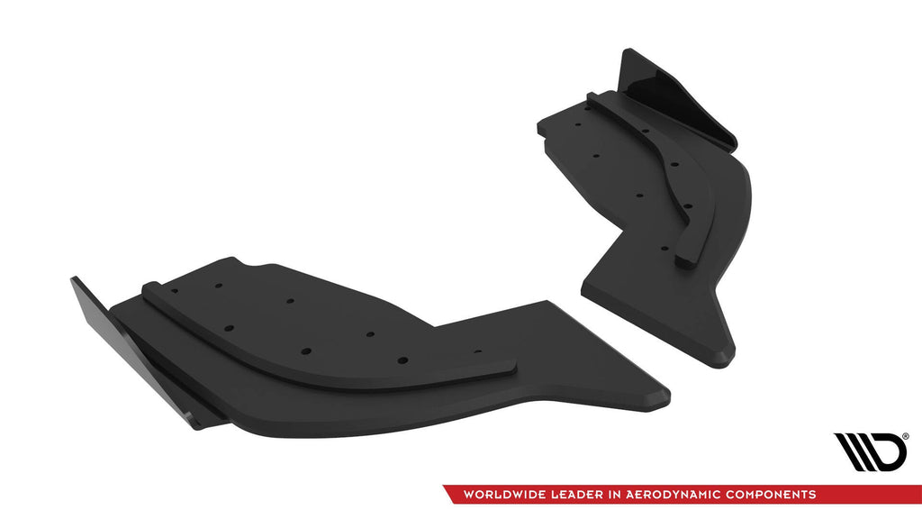 Splitters laterales traseros Street Pro V.2 + flaps V.2 para BMW 1 F40 M-Pack / M135i