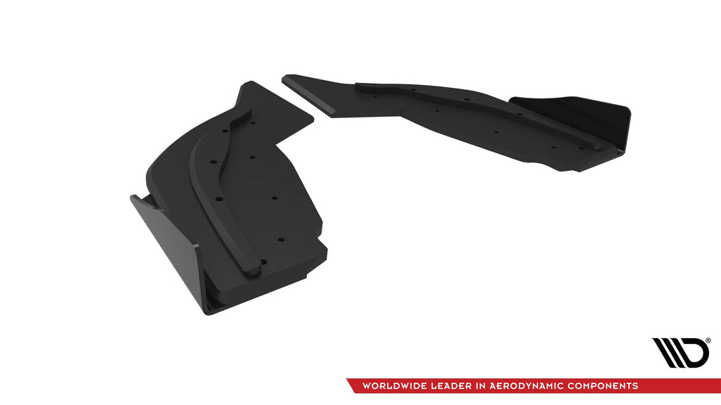 Splitters laterales traseros Street Pro V.2 + flaps V.2 para BMW 1 F40 M-Pack / M135i