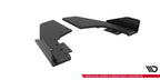Splitters laterales traseros Street Pro V.2 + flaps V.2 para Volkswagen Golf R Hatchback Mk8 / Mk8 Facelift Fits only with : VW-GO-8-R-RS2G