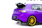 Splitters laterales traseros Street Pro V.2 + flaps V.2 para Volkswagen Golf R Hatchback Mk8 / Mk8 Facelift Fits only with : VW-GO-8-R-RS2G