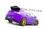 Splitters laterales traseros Street Pro V.2 + flaps V.2 para Volkswagen Golf R Hatchback Mk8 / Mk8 Facelift Fits only with : VW-GO-8-R-RS2G