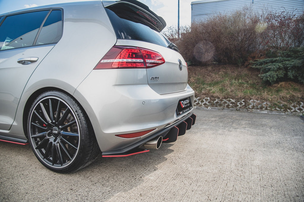 Splitters laterales traseros Street Pro V.2 para Volkswagen Golf Mk7 GTI