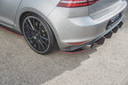 Splitters laterales traseros Street Pro V.2 para Volkswagen Golf Mk7 GTI