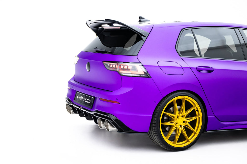 Splitters laterales traseros Street Pro V.2 para Volkswagen Golf R Hatchback Mk8 / Mk8 Facelift Fits only with : VW-GO-8-R-RS2G