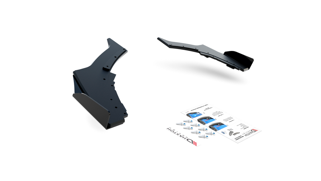 Splitters laterales traseros Street Pro V.3 + flaps para BMW 1 F20 M140i