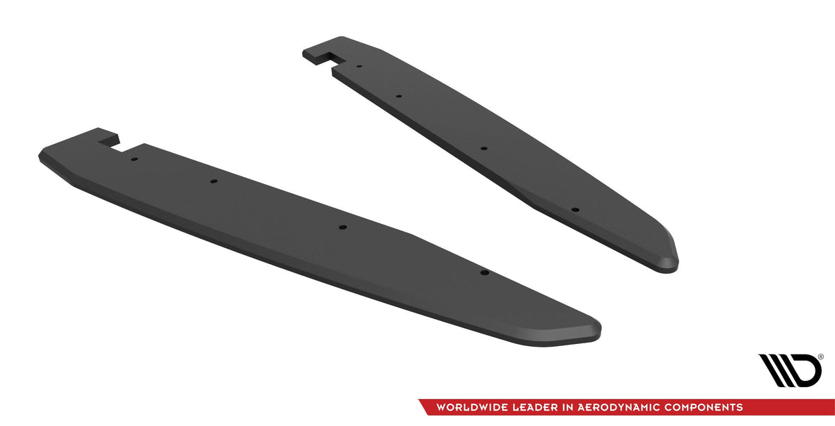 Splitters laterales traseros Street Pro para Volkswagen Arteon R Sedan / Shooting Brake Mk1 Faceift
