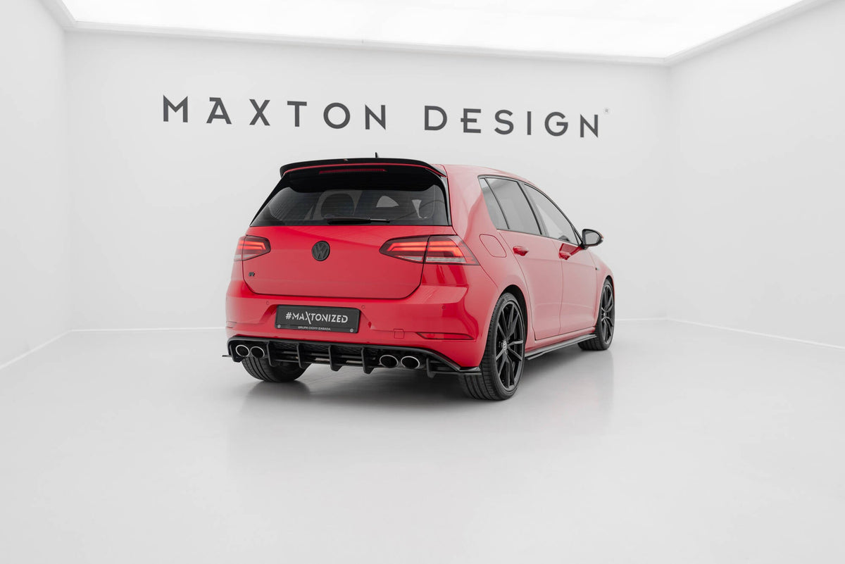 Splitters laterales traseros Street Pro para Volkswagen Golf R Mk7 Facelift