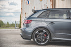Splitters laterales traseros V.1 para Audi RS3 8V Sportback