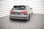 Splitters laterales traseros V.1 para Audi S3 Sportback 8V Facelift