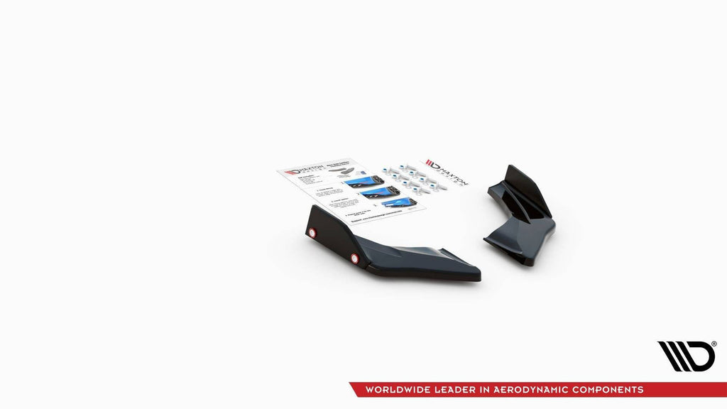 Splitters laterales traseros V.1 + flaps para Volkswagen Golf GTI Clubsport Mk8