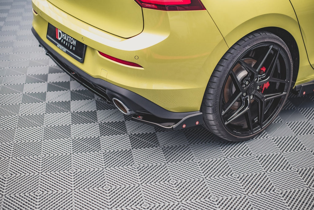 Splitters laterales traseros V.1 + flaps para Volkswagen Golf GTI Clubsport Mk8