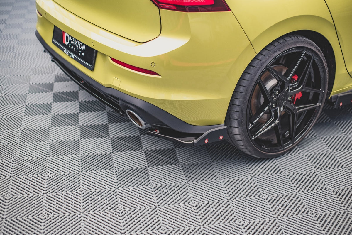 Splitters laterales traseros V.1 + flaps para Volkswagen Golf GTI Clubsport Mk8