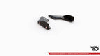 Splitters laterales traseros V.1 + flaps para Volkswagen Golf GTI Clubsport Mk8 Facelift