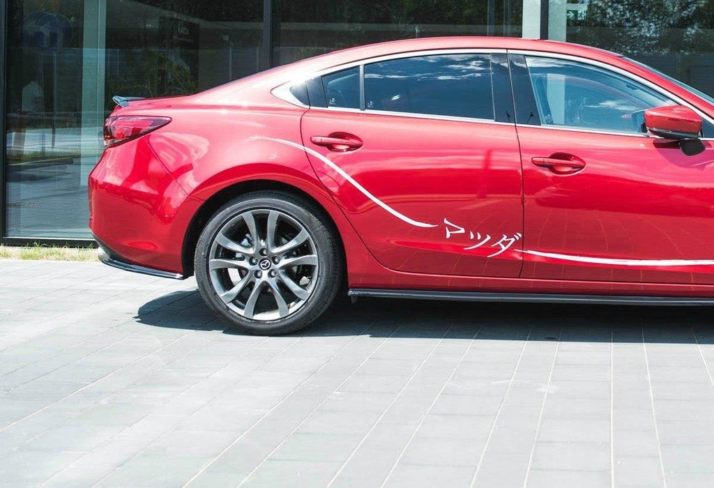 Splitters laterales traseros V.1 para Mazda 6 GJ (Mk3) Facelift