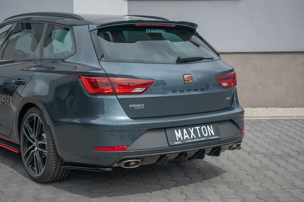 Splitters laterales traseros V.1 para Seat Leon Cupra Mk3 Facelift Sportstourer