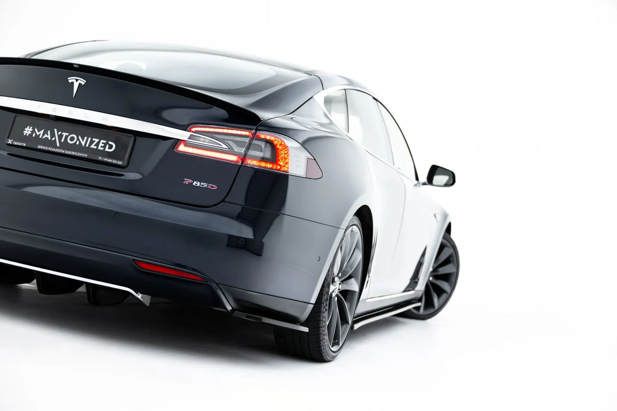 Splitters laterales traseros V.1 para Tesla Model S Mk1