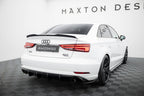 Splitters laterales traseros V.2 para Audi A3 Sedan 8V Facelift
