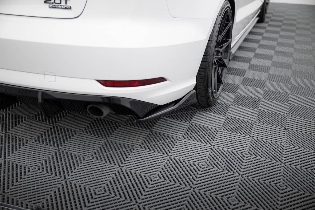 Splitters laterales traseros V.2 para Audi A3 Sedan 8V Facelift