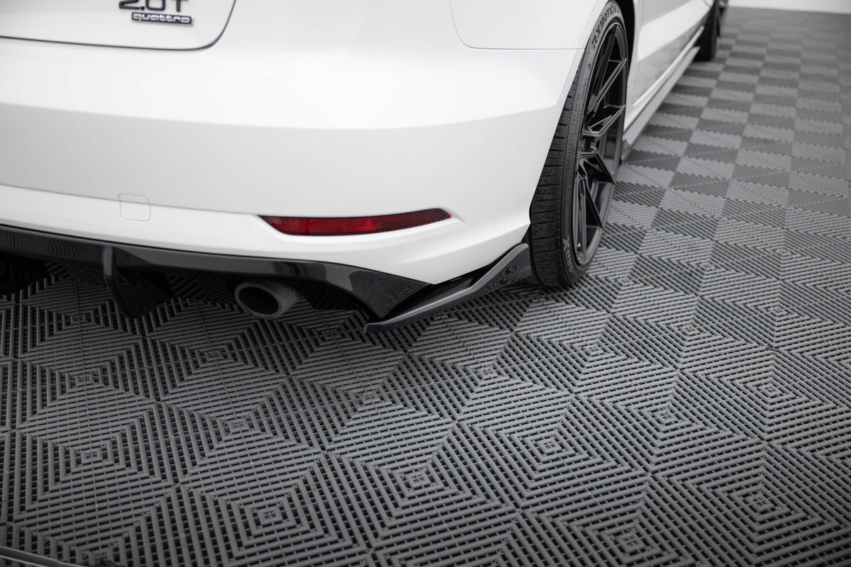 Splitters laterales traseros V.2 para Audi A3 Sedan 8V Facelift