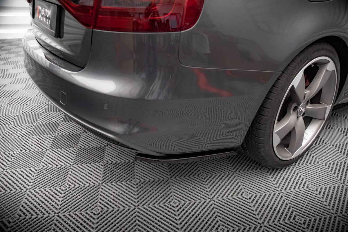 Splitters laterales traseros V.2 para Audi A4 S-Line Avant B8 Facelift