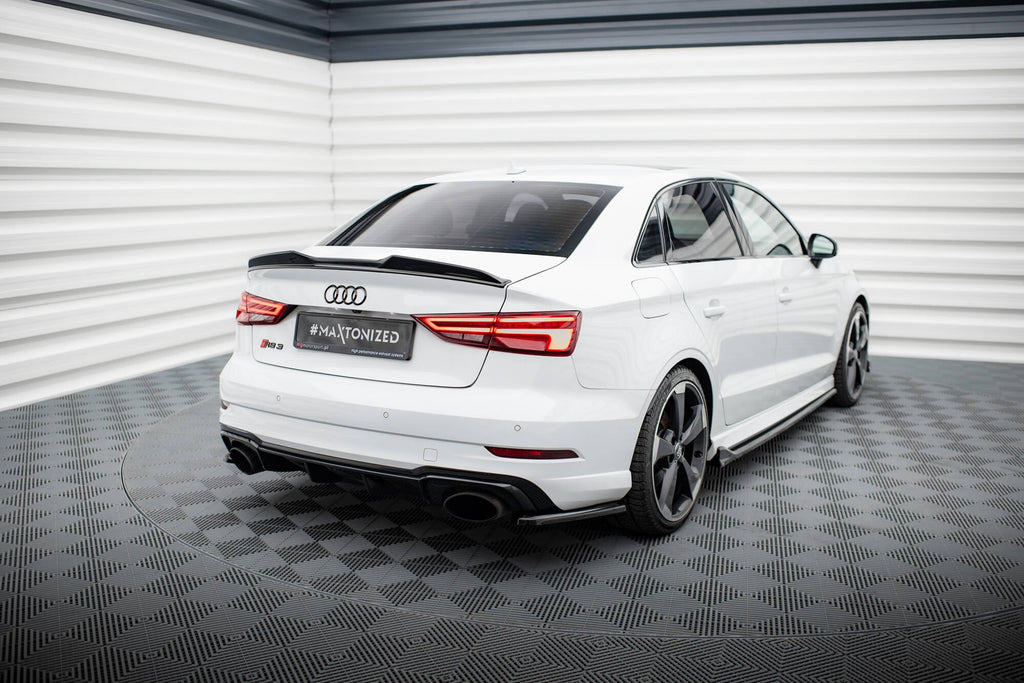 Splitters laterales traseros V.2 para Audi RS3 Sedan 8V Facelift