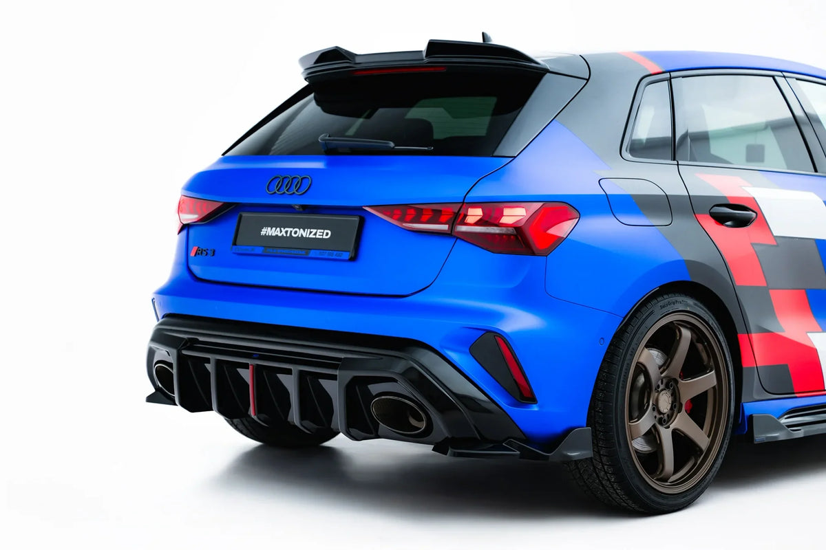 Splitters laterales traseros V.2 para Audi RS3 Sportback 8Y Facelift