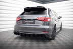Splitters laterales traseros V.2 para Audi S3 / A3 S-Line Sportback 8V Facelift