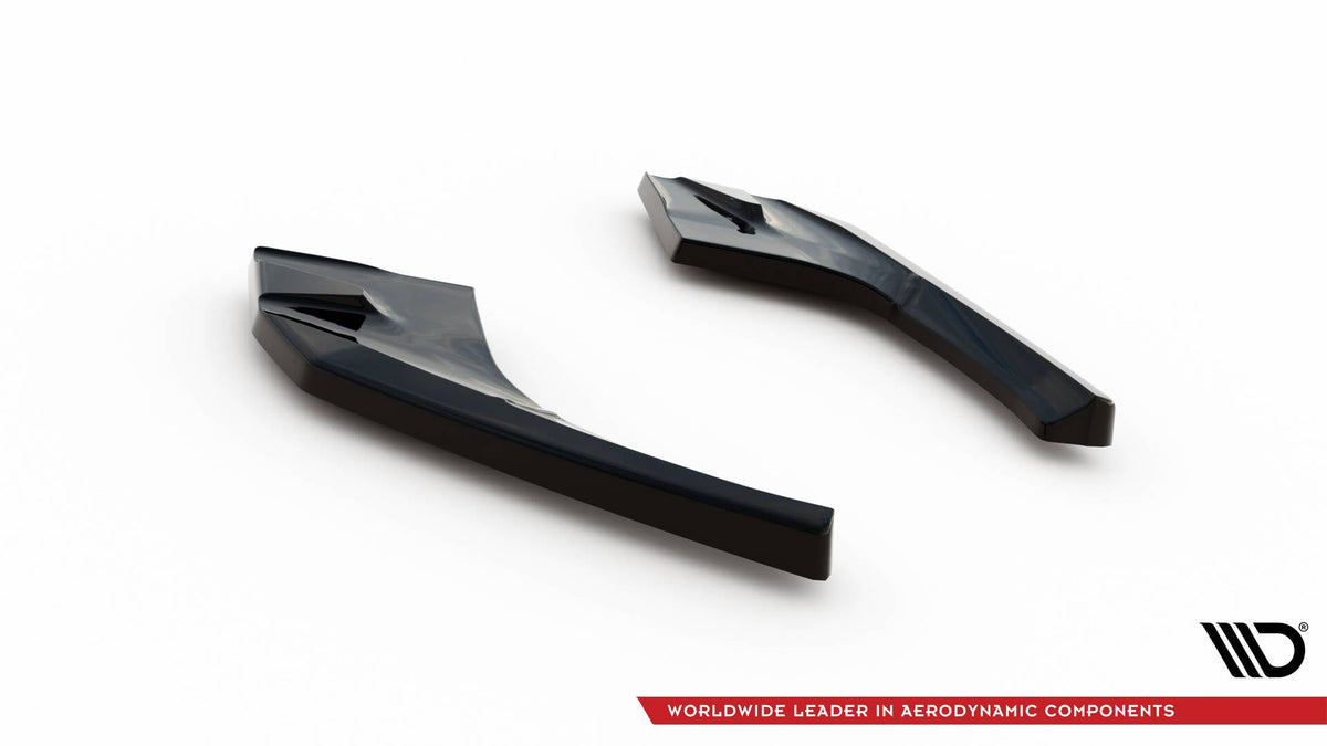 Splitters laterales traseros V.2 para Audi S3 / A3 S-Line Sportback 8V Facelift