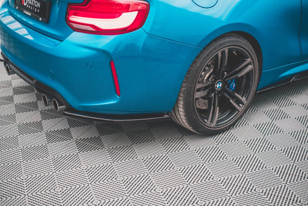 Splitters laterales traseros V.2 para BMW M2 F87