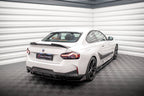 Splitters laterales traseros V.2 + flaps para BMW 2 Coupe M-Pack G42