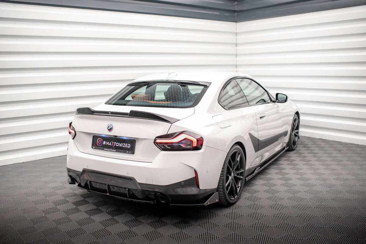 Splitters laterales traseros V.2 + flaps para BMW 2 Coupe M-Pack G42