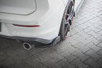 Splitters laterales traseros V.2 + flaps para Volkswagen Golf GTI / GTE Mk8