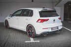 Splitters laterales traseros V.2 + flaps para Volkswagen Golf GTI / GTE Mk8